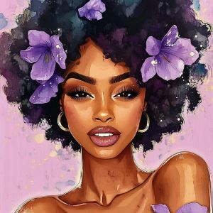Floral Elegance Water Color Print - Empressive Art Gallery