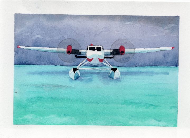 Seaplane - 7 Mile Watercolors