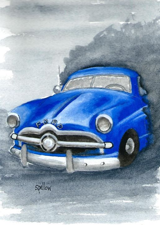 Old Ford Truck Watercolorsbysandy Paintings Prints