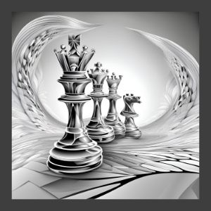 Premium AI Image  Enchanting Delight Whimsical Louis Vuitton Chess Pieces  in a Cartoon Kingdom