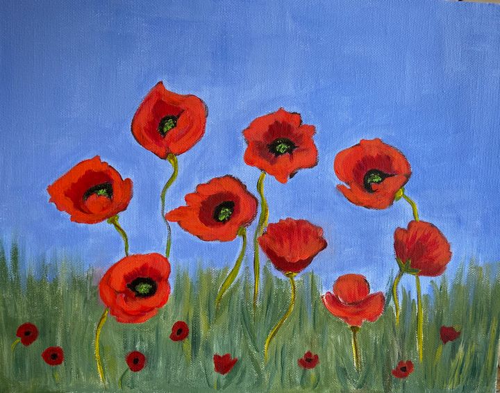The Poppies Slang Artwork Paintings & Prints, Flowers, Plants