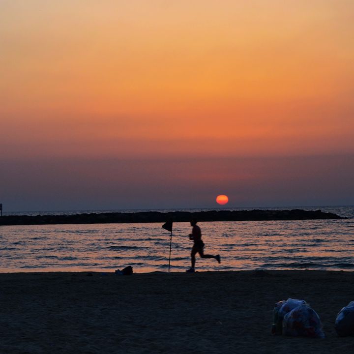 Tel Aviv Beach Sunset - Amanda Chaplin