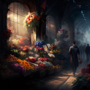 Bright flowers in a dark world - Skippers Art