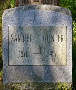Samuel T Gunter Grave 1957