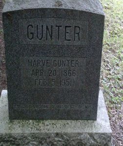 Harve Gunter Grave in Ontario Canada