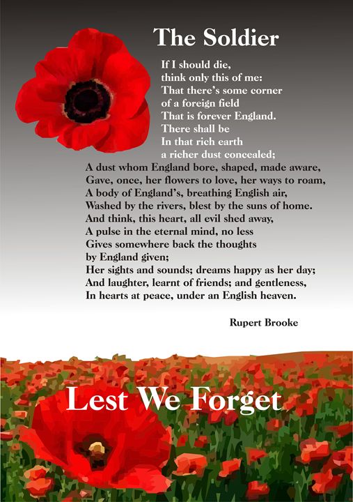 Lest We Forget 2 - The Soldier - Alan Levine