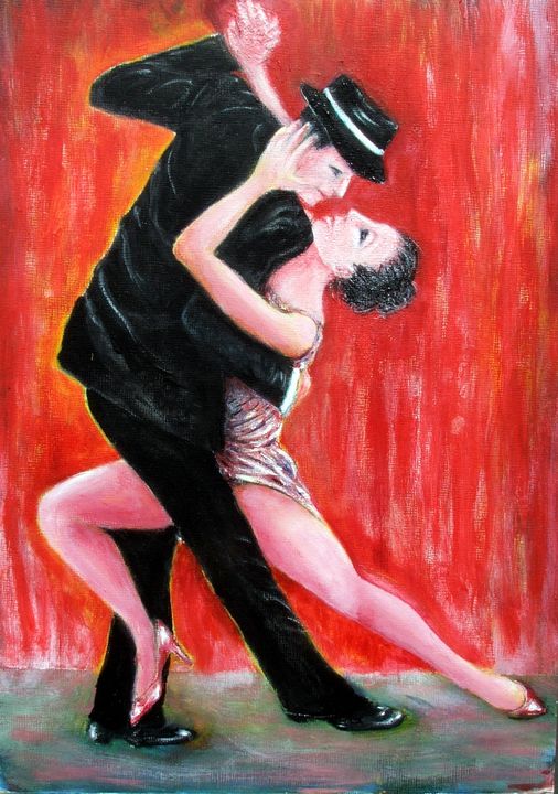 Tango Dancers - Trevor Logan Art