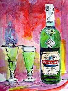 Absinthe For Two Still Life