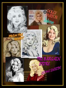 Dolly Parton Art Collage