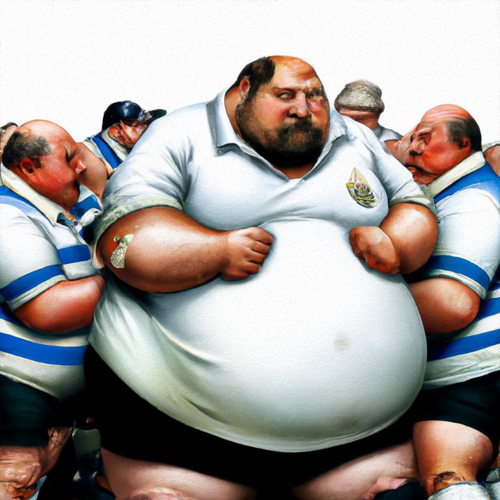 Rugby Prop - Paintings - Paintings & Prints, Sports & Hobbies, Other ...
