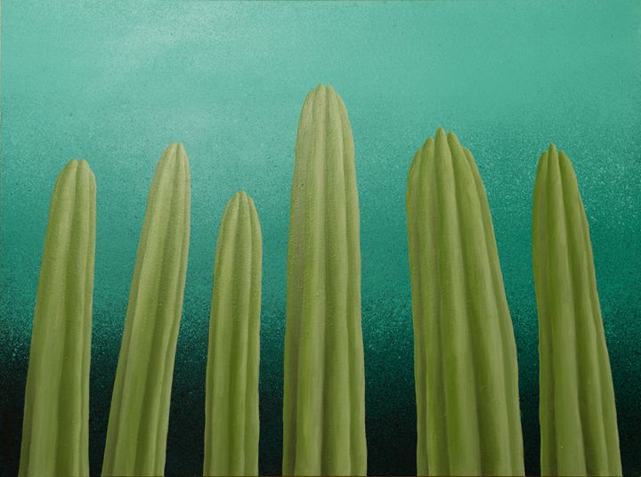 Saguaro conversations - Paintings by Nintzel
