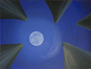 Saguaro moon