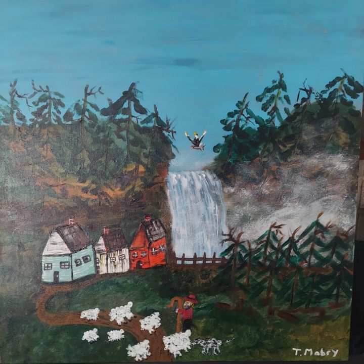 Waterfall Farm - Mind-Meld Gallery - Paintings & Prints, Landscapes ...