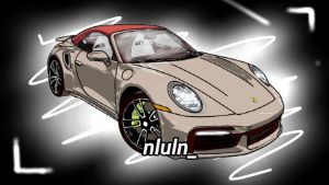 Porsche  car  , draw car,  design , - لوحات و مطبوعات