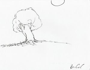 Happy Tree - Surrealist Art by Brian Cirola