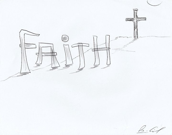 Faith Drawing PNG Transparent Images Free Download  Vector Files  Pngtree