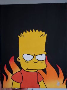 Bart Simpson from 'The Simpsons'