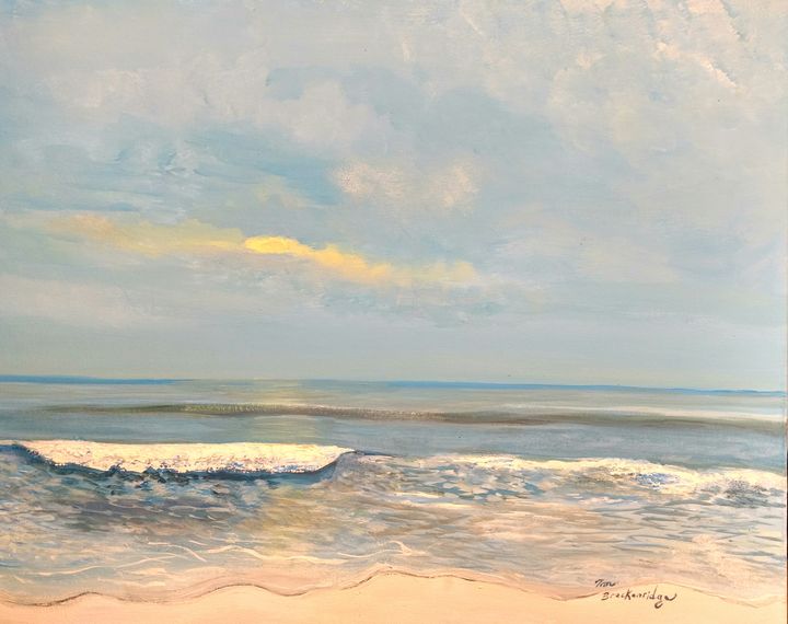 Beach - Tom Breckenridge - Paintings & Prints, Landscapes & Nature 