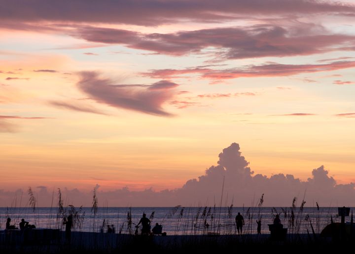 Beach Life Silhouette Sunset View - Light By Dawn