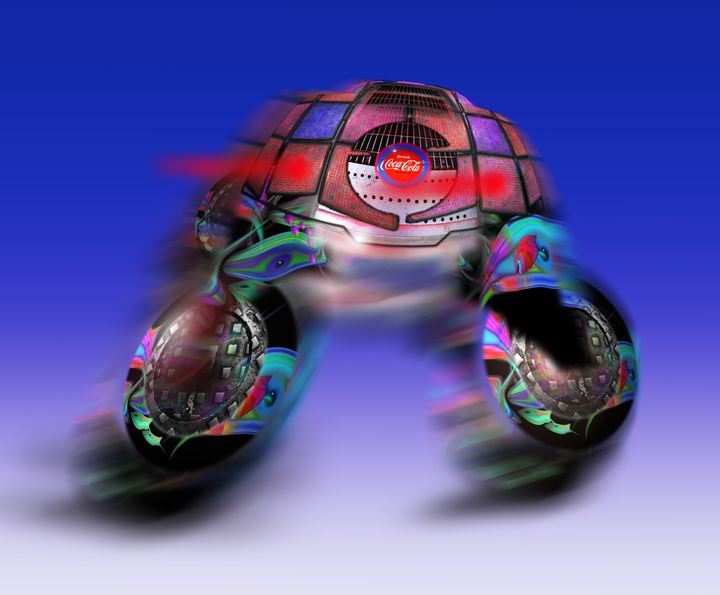 In Line Cops - charles stuart - Digital Art & AI, Vehicles ...