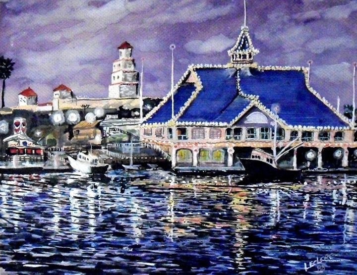 Pavilion Newport Beach Artbyleclerc Paintings Prints Abstract Pavilion Newport Beach Artbyleclerc