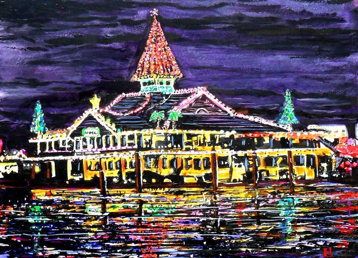 Newport Beach Christmas - ArtbyLeclerc