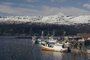 Fishing village in norway