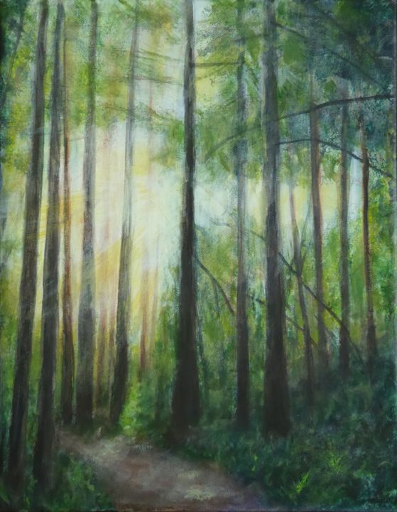 On the Path - Frankel Artworks - Paintings & Prints, Landscapes ...