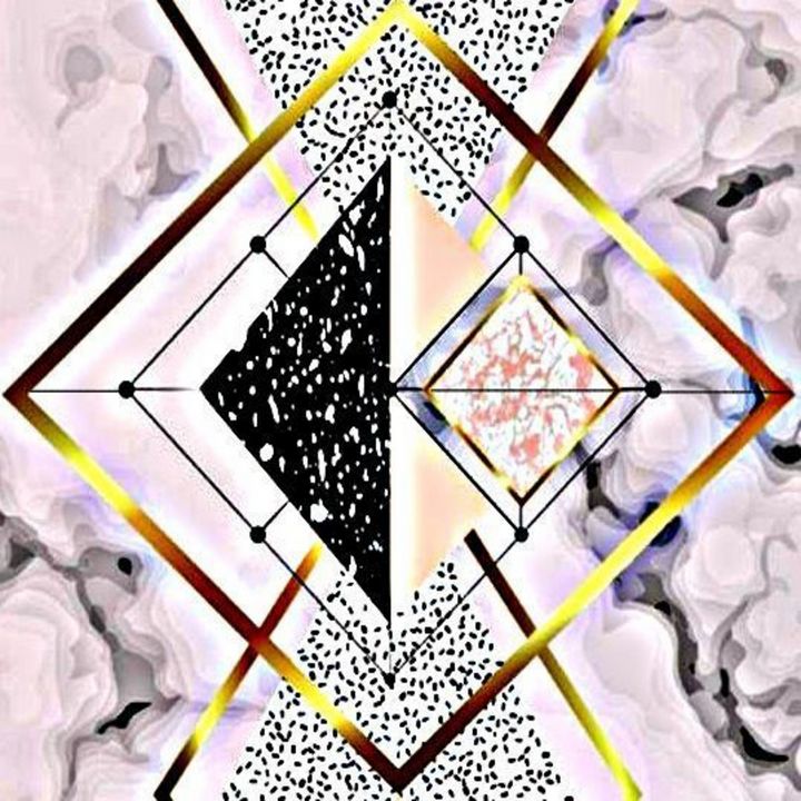 Golden Triangle RichArts Digital Art, Abstract, Fractal ArtPal