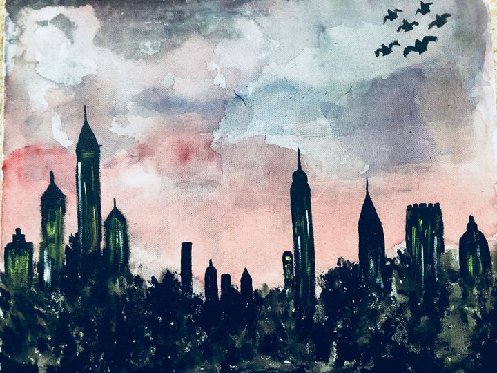 Memory from an Uber ride - Unleashing the soul :) - Paintings 