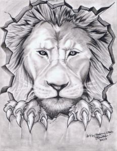 White Lion - Shekinah Villado Art