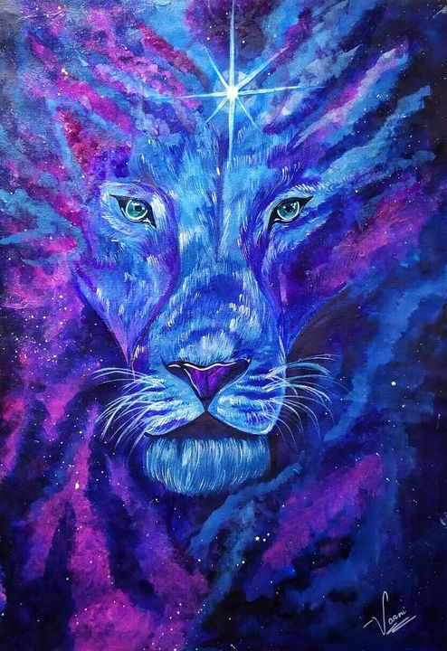 Lion The king of jungle - Vaani Art world - Paintings & Prints, Animals, Birds, & Fish, Wild Cats, African Lion - ArtPal Lion The king of jungle - Vaani Art world - Paintings & Prints, Animals, Birds, & Fish, Wild Cats, African Lion - ArtPal