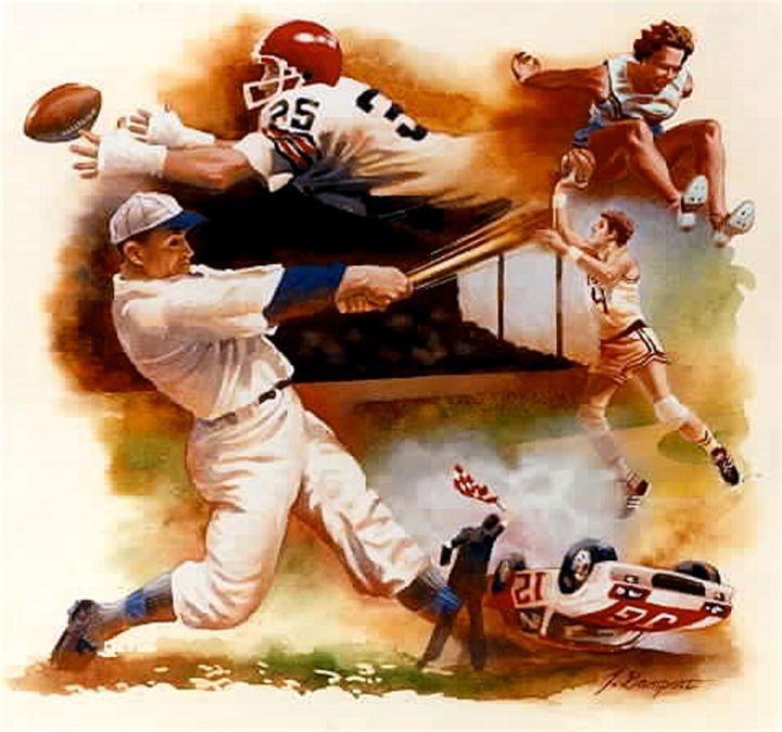 Ted Williams - JJ and Son Gallery - Paintings & Prints, Sports & Hobbies,  Baseball - ArtPal