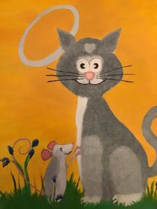 Wanna Play? Cat and mouse - Kathleen Bona