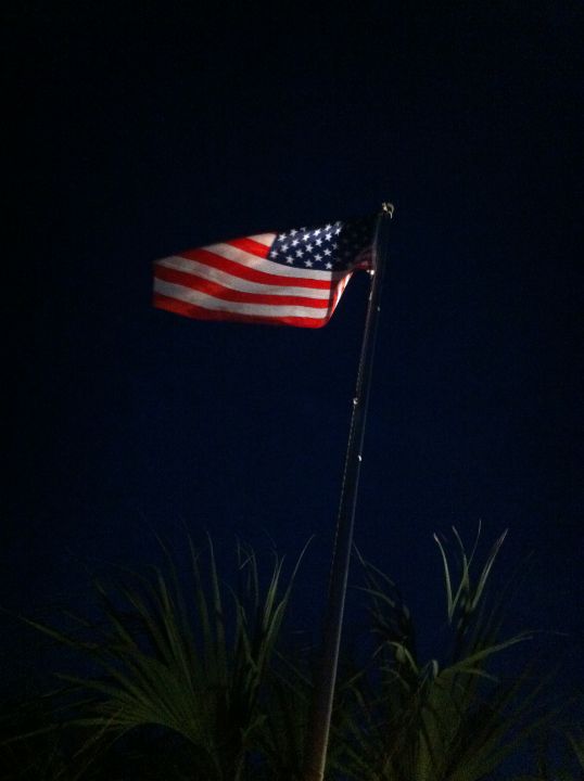 american flag photography