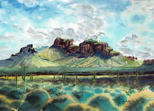 Picacho Peak AZ - Almblade_Art