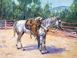 Eight horse - Gandoelart - Paintings & Prints, Animals, Birds