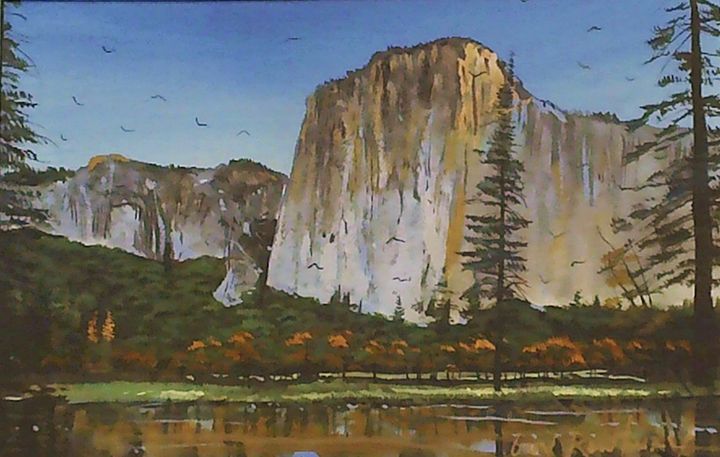 Autumn by El Capitan - Guy Rowbury Studio - Paintings & Prints ...