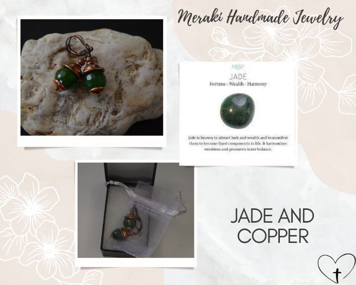 Jade Luck MerakiHandmadeJewelry Jewelry, Earrings ArtPal