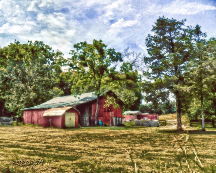 Old Barn In Tennessee Restless D Graphics Digital Art Places