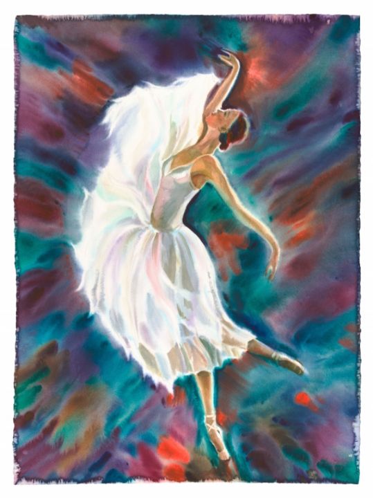 Balerina - Alexandra Otieva - Paintings & Prints, People & Figures