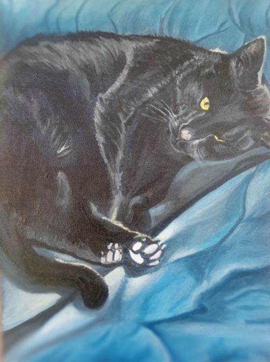 little black cat - Dinka's Art