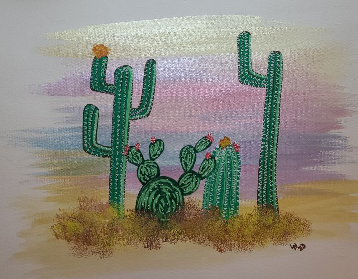 Desert Cacti - Lesa Nivens