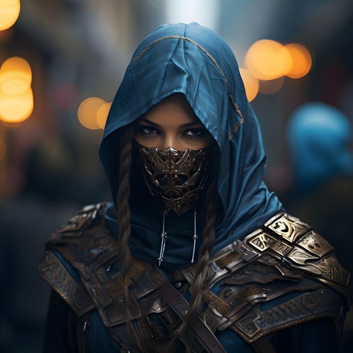 modern female assassin