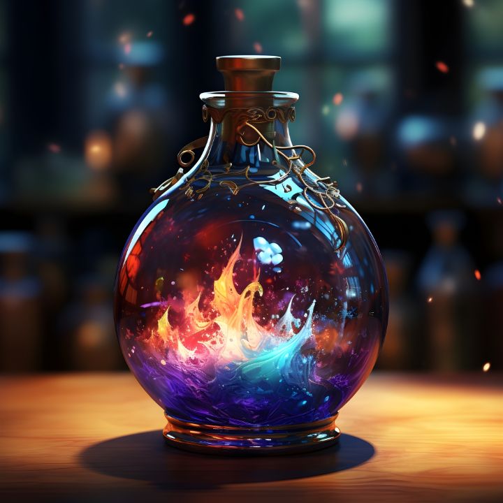 A magic potion style of graal glass - IRIX ART