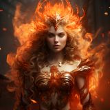 Queen of fire character
