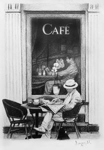 Coffee in the sun - Dragos Macavei Art