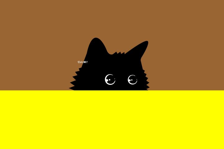 Kitty on Chocolate Background - Zelko Radic Bfvrp