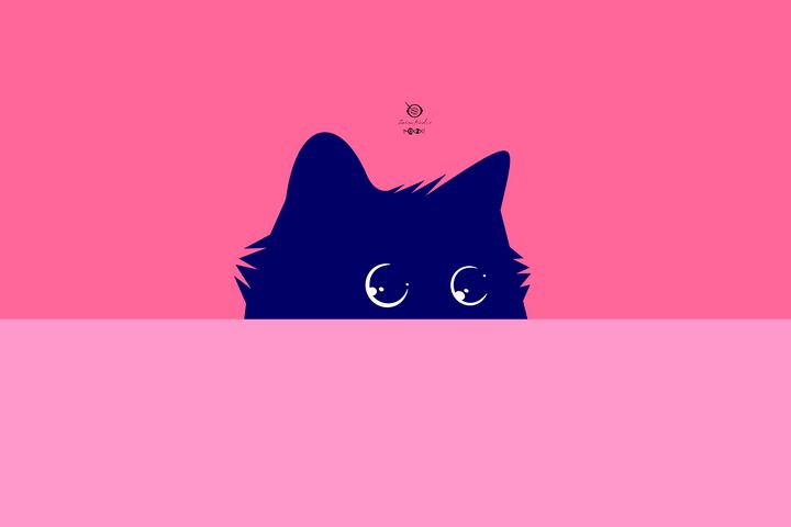 Pink Fluff Cat - the Art Chick - Digital Art, Animals, Birds, & Fish, Cats  & Kittens, Other Cats & Kittens - ArtPal