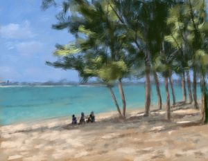 Junkanoo Beach - The Art of Larry Whitler